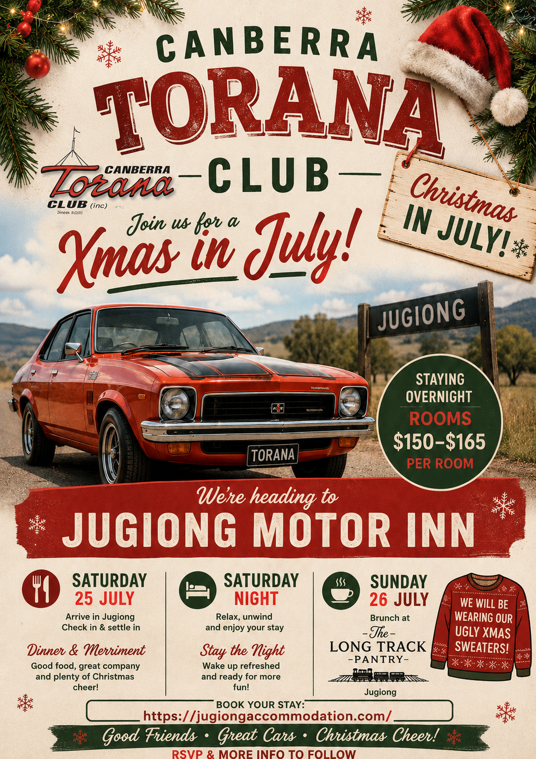Xmas in July Flyer